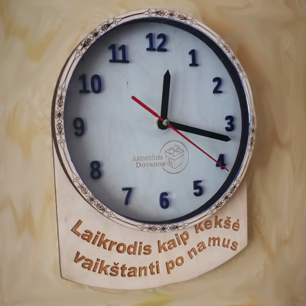 Asmeninis sieninis laikrodis "Tik tak"