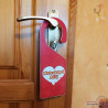 Informacinė lentelė ant durų rankenos (Meilė)