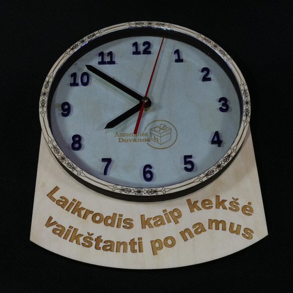 Asmeninis sieninis laikrodis "Tik tak"