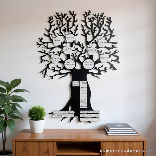 Genealoginis medis jūsų šeimai, seneliams, tėvams.