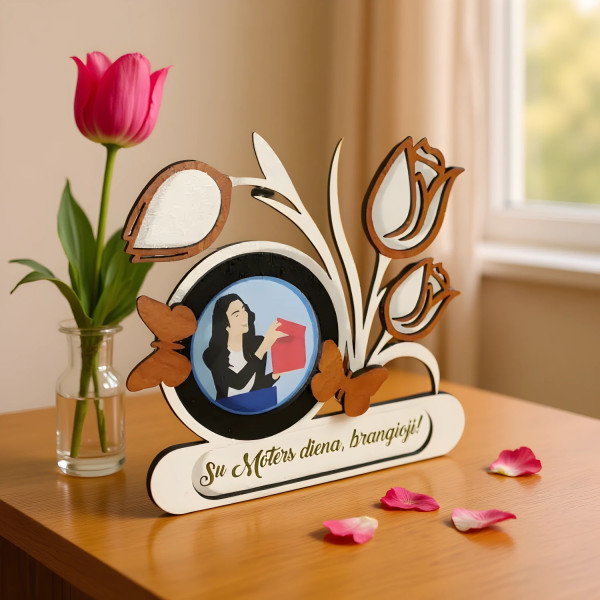 Rėmelis nuotraukai, graviruojamas tekstas ant rėmelio moterims dovana