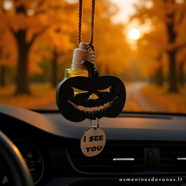 Kvapas automobiliui su graviruotu angelu citrinų