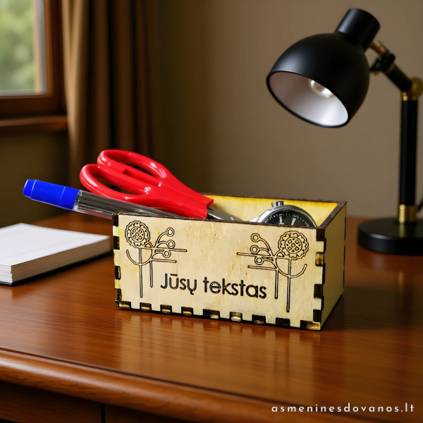 Medinė dėžutė smulkmenoms