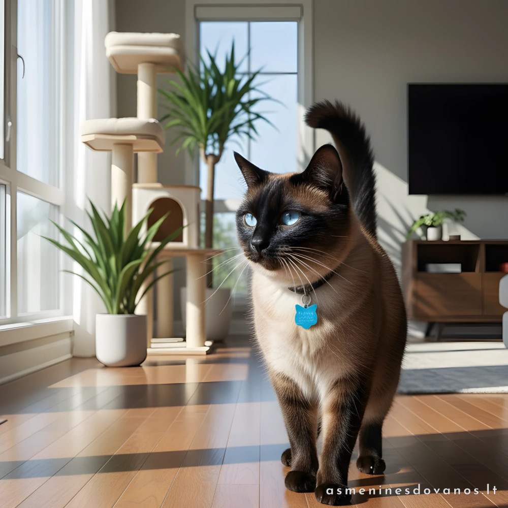 Metalinis pakabukas augintiniui "Katinukas"