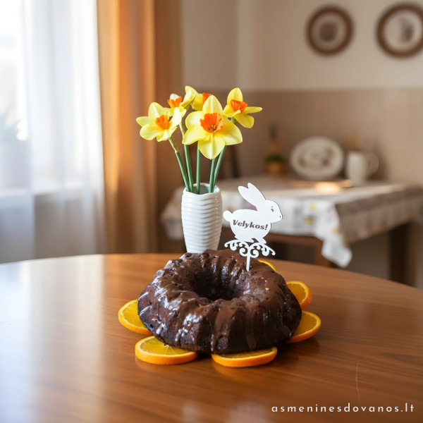 Papuošimas tortui, pyragui Velykinis