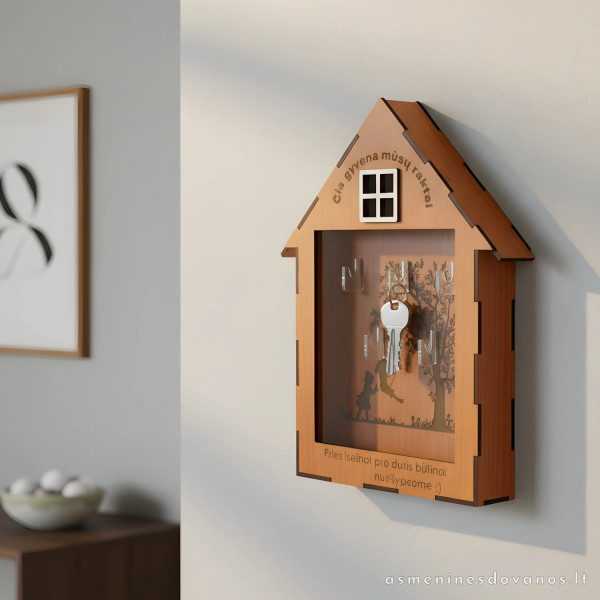 Namukas - raktinė raktams pakabinti. Raktų kabykla visiems raktams