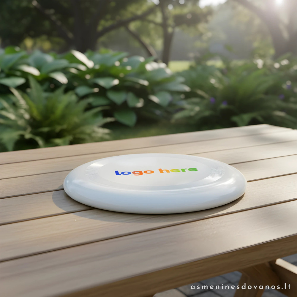 Personalizuojamas skraidantis diskas su spauda | Reklaminis frisbis