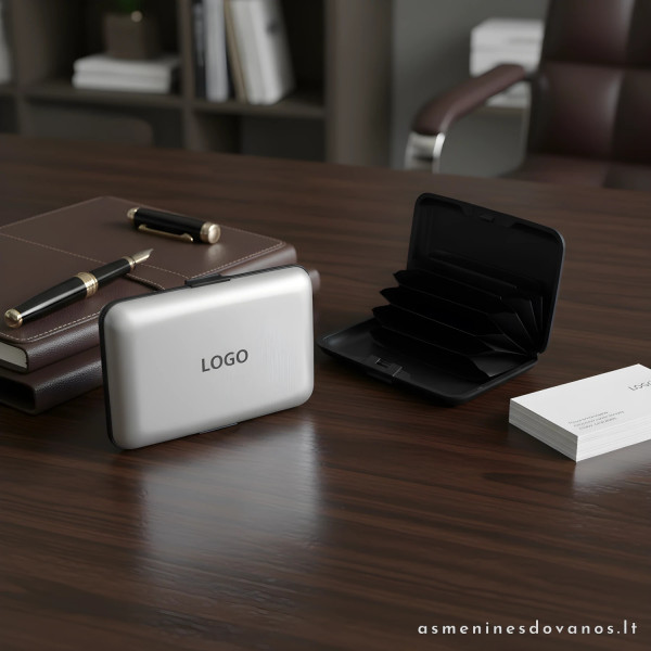RFID kortelių dėklas su spauda | Verslo dovana