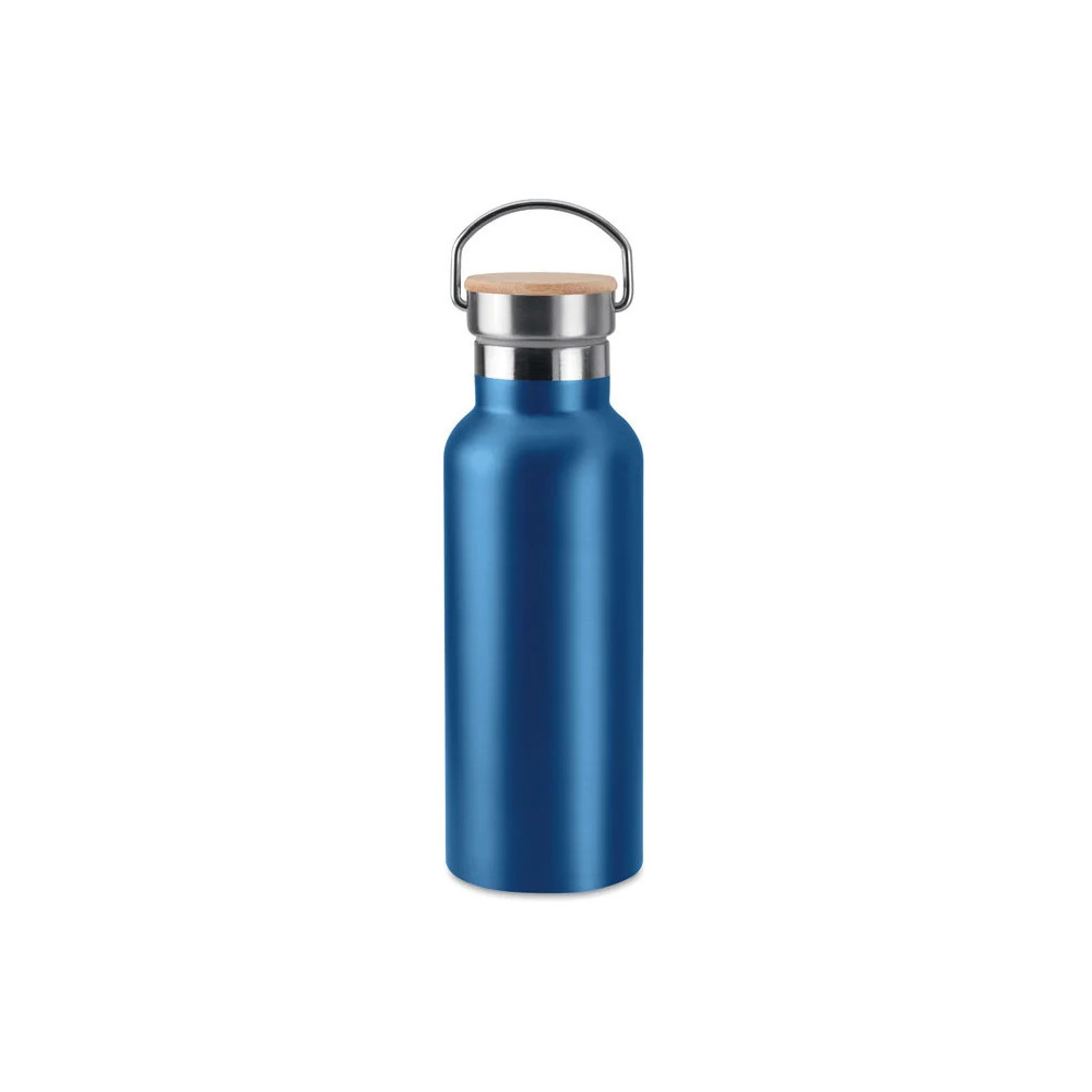 Nerūdijančio plieno gertuvė 500 ml | Bambuko dangtelis