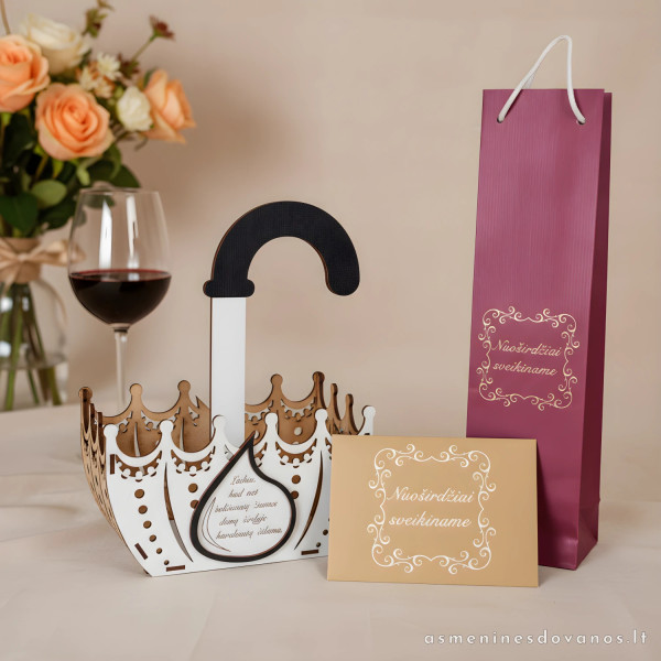 Personalizuotas dovanų rinkinys su graviravimu