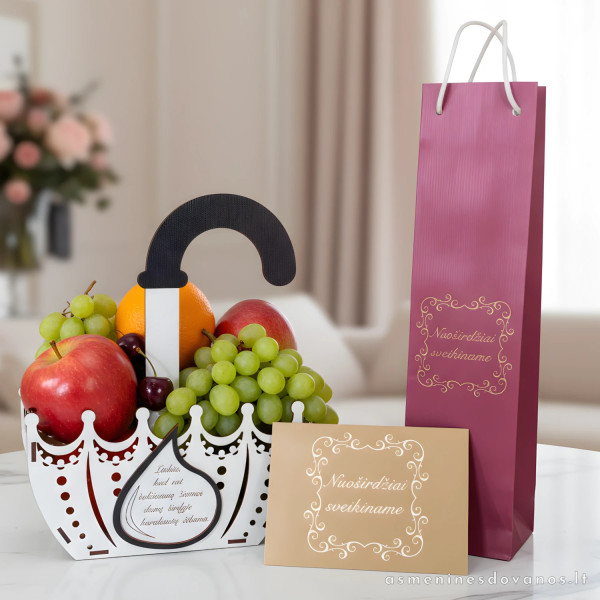 Personalizuotas dovanų rinkinys su graviravimu