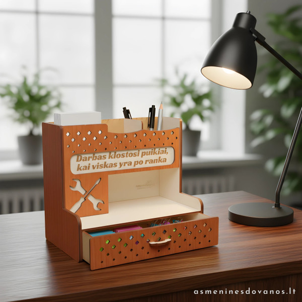 Personalizuotas kabineto rinkinys su vardu | Dovana meistrui