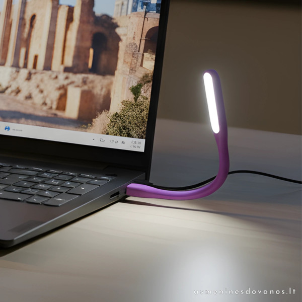 USB LED šviestuvas kompiuteriui | Lankstus darbui ir skaitymui