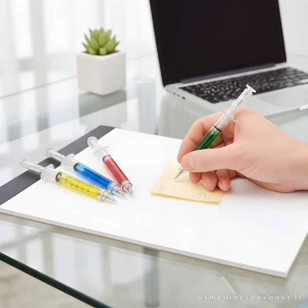 Švirkšto formos rašikliai | Originalūs tušinukai dovanai