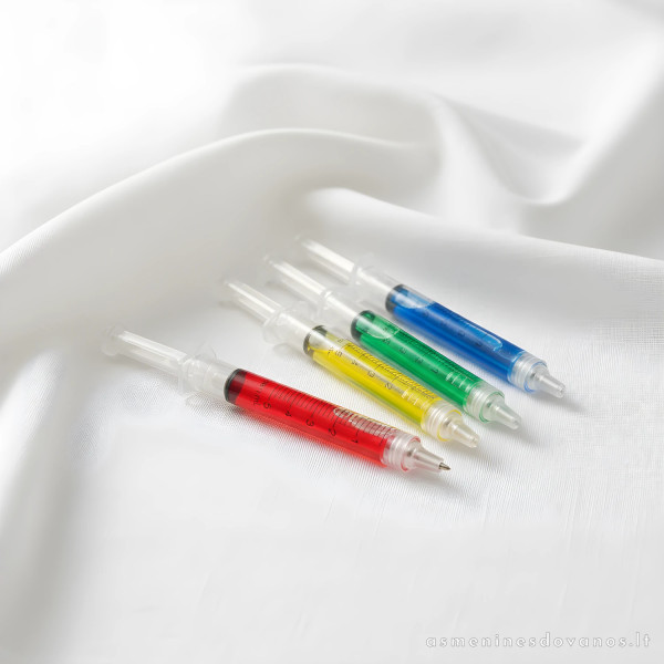 Švirkšto formos rašikliai | Originalūs tušinukai dovanai