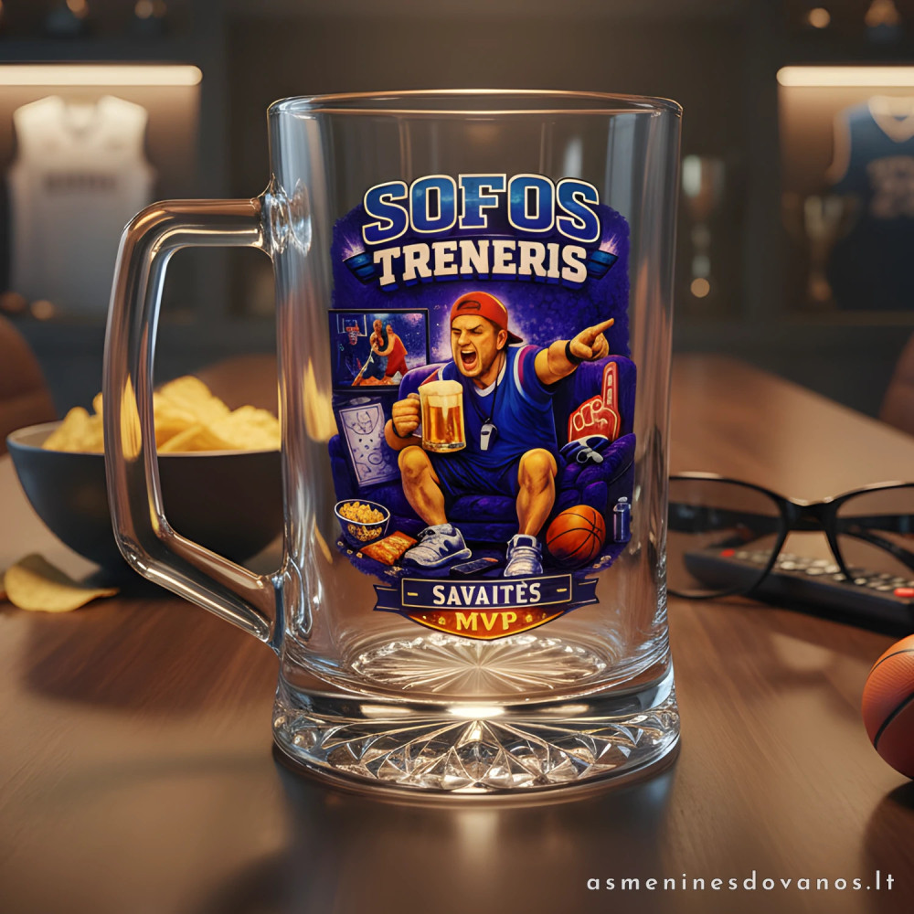 Personalizuotas bokalas „Prūdo legenda“ | Dovana žvejui