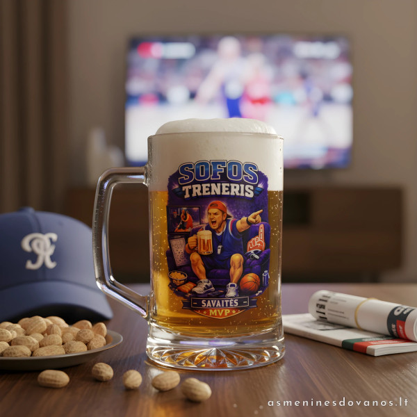 Personalizuotas bokalas „Prūdo legenda“ | Dovana žvejui