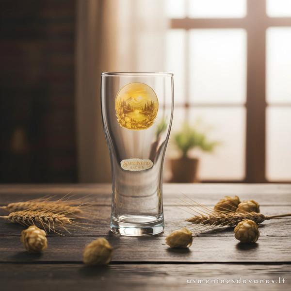 Personalizuota alaus taurė 0,5 l | Dovana alaus mėgėjui
