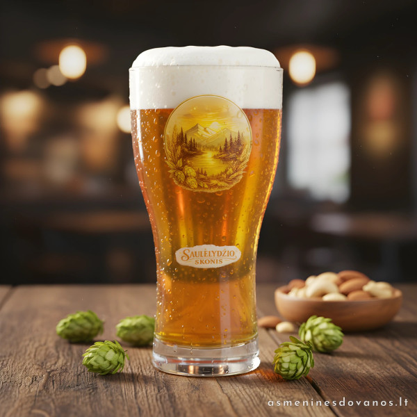 Personalizuota alaus taurė 0,5 l | Dovana alaus mėgėjui