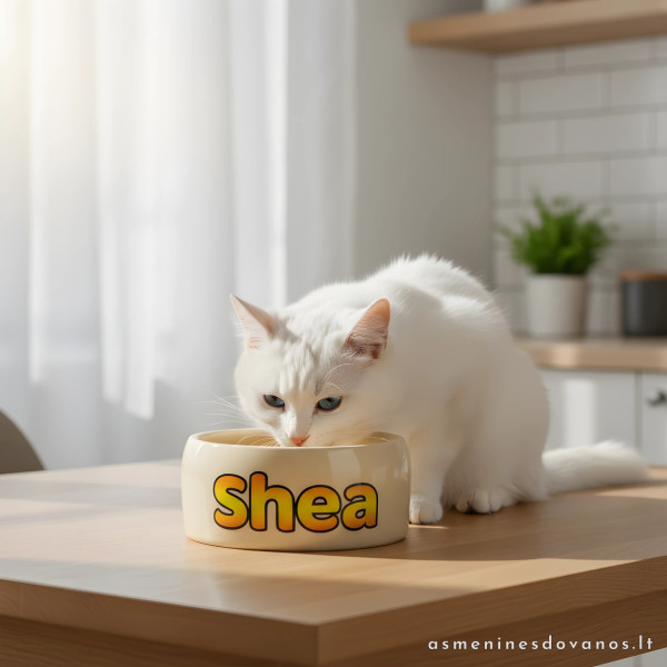 Personalizuotas šuns ir katės dubenėlis su vardu | 250–1000 ml