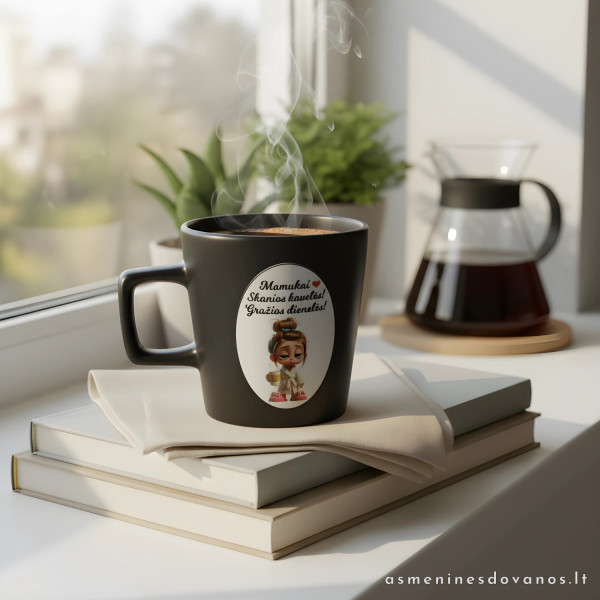 Personalizuotas puodelis mamai su vardu | Originali dovana mamai