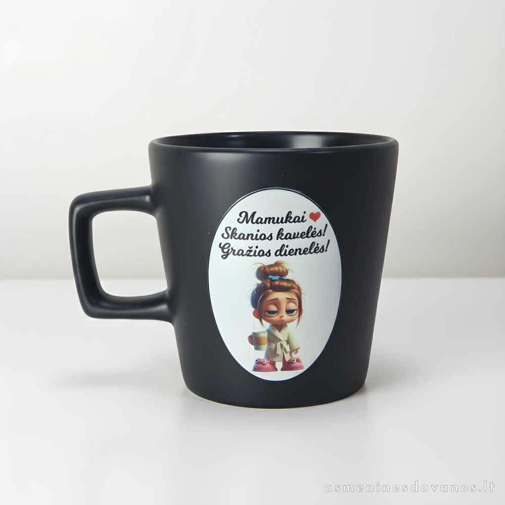 Personalizuotas puodelis mamai su vardu | Originali dovana mamai