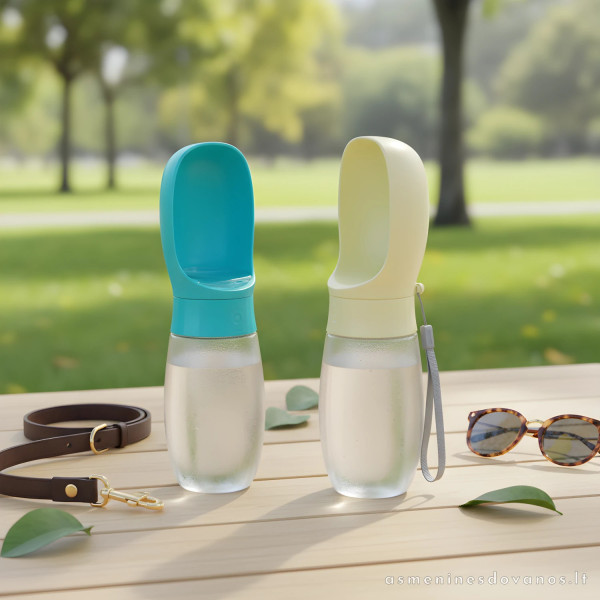 Nešiojama gertuvė šuniui 500 ml | Kelioninė vandens gertuvė augintiniui