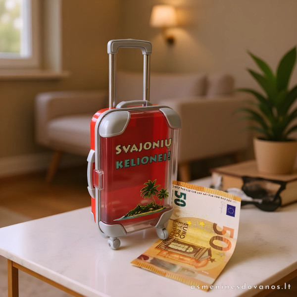 Personalizuota lagamino formos dėžutė | Pinigų dovana su tekstu