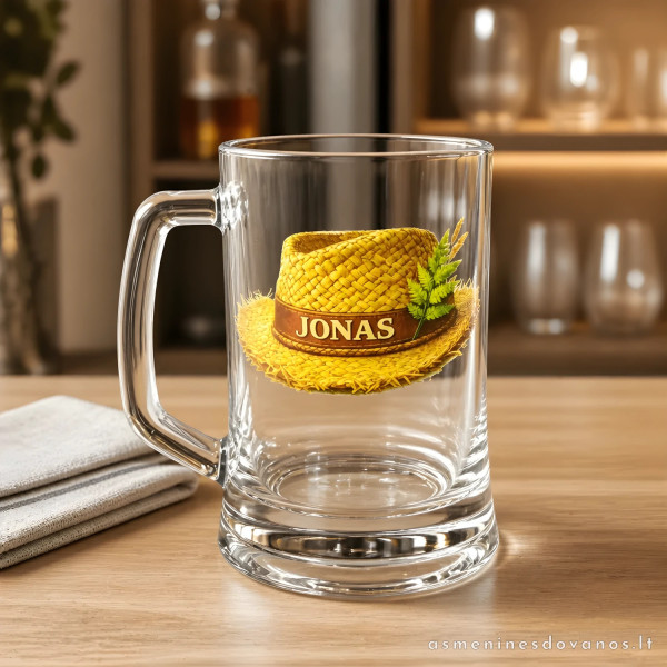Joninių bokalas su vardu – originali dovana Jonui