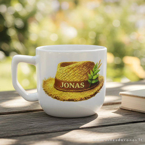 Joninių puodelis Jonui | Personalizuota dovana