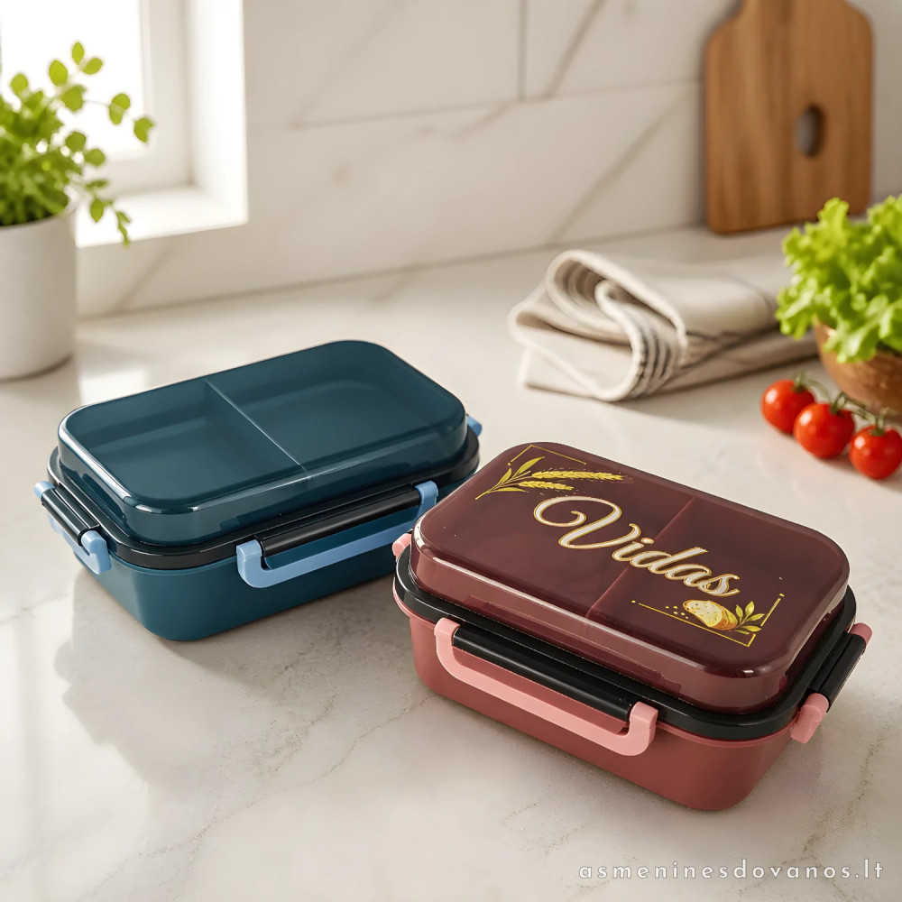 Personalizuota pietų dėžutė su vardu | Bento Lunch Box