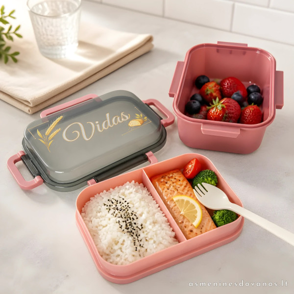 Personalizuota pietų dėžutė su vardu | Bento Lunch Box