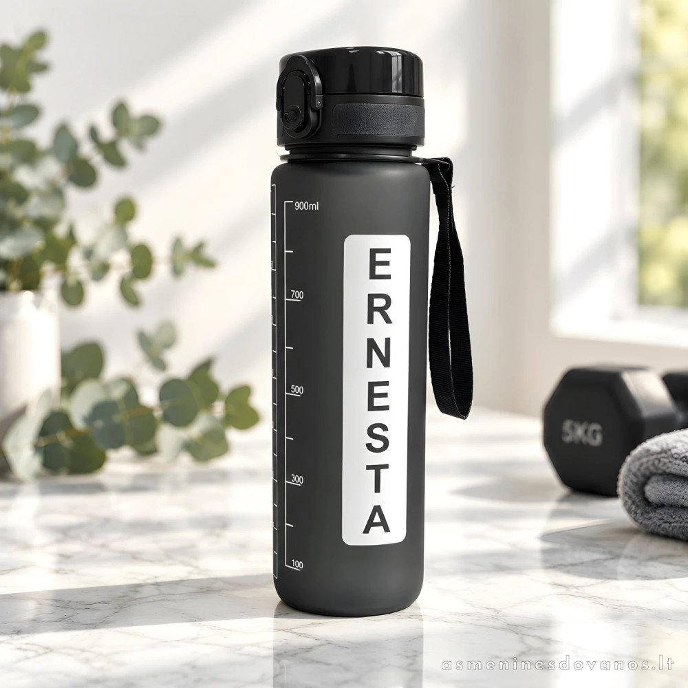 Personalizuota sportinė gertuvė su vardu – 1 l
