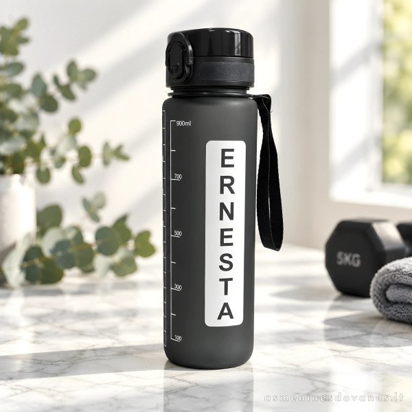 Personalizuota sportinė gertuvė su vardu – 1 l