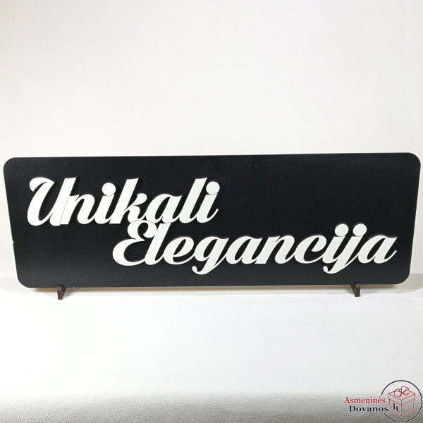 Informacinė lentelė "Elegancija"